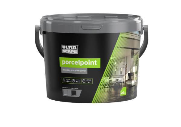 UltraScape Porcelpoint – Flowable Porcelain Grout Limestone